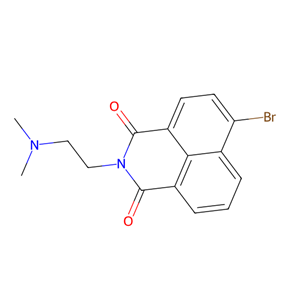 6-bromo-2-[2-(dimethylamino)ethyl]benzo[de]isoquinoline-1,3-dione,6-bromo-2-[2-(dimethylamino)ethyl]benzo[de]isoquinoline-1,3-dione