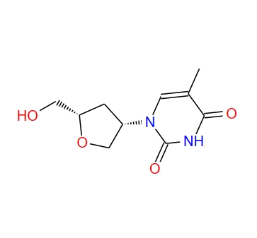 4(S)-(3,4-dihydro-2,4-dioxo-5-methyl-1(2H)-pyrimidinyl)tetrahydro-2(S)-furanmethanol,4(S)-(3,4-dihydro-2,4-dioxo-5-methyl-1(2H)-pyrimidinyl)tetrahydro-2(S)-furanmethanol