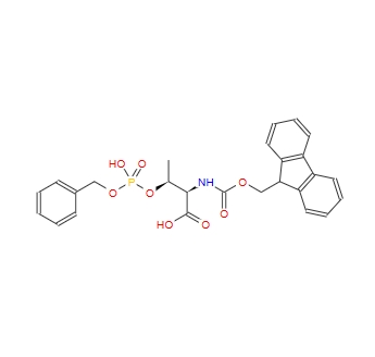 FMOC-D-THR(PO(OBZL)OH)-OH,(2R,3S)-3-{[(benzyloxy)(hydroxy)phosphoryl]oxy}-2-({[(9H-fluoren-9-yl)methoxy]carbonyl}amino)butanoic acid
