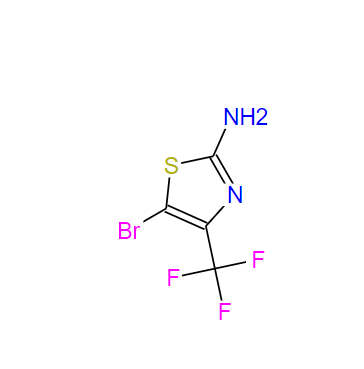 5-溴-4-（三氟甲基）噻唑-2-胺,5-bromo-4-trifluoromethyl-thiazole-2-ylamine