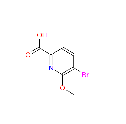 5-溴-6-甲氧基吡啶-2-羧酸,5-Bromo-6-methoxypyridine-2-carboxylic acid
