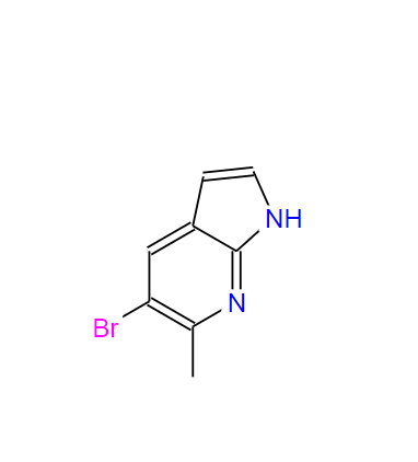 5-溴-6-甲基4-氮雜-吲哚,5-bromo-6-methyl-1H-pyrrolo[2,3-b]pyridine