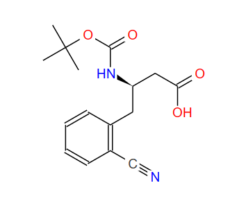 N-叔丁氧羰基-(R)-3-氨基-4-(2-氰基苯基)丁酸,BOC-(R)-3-AMINO-4-(2-CYANO-PHENYL)-BUTYRIC ACID