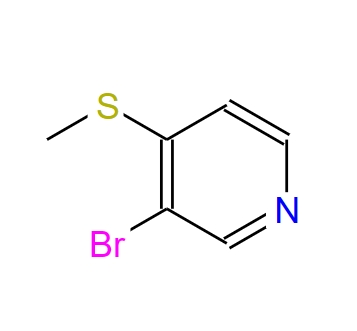 3-bromo-4-(methylthio)pyridine,3-bromo-4-(methylthio)pyridine