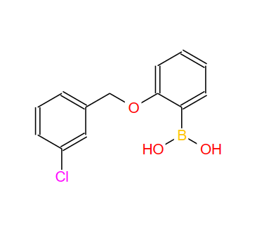 2-(3'-氯苄氧基)苯基硼酸,2-(3'-CHLOROBENZYLOXY)PHENYLBORONIC ACID