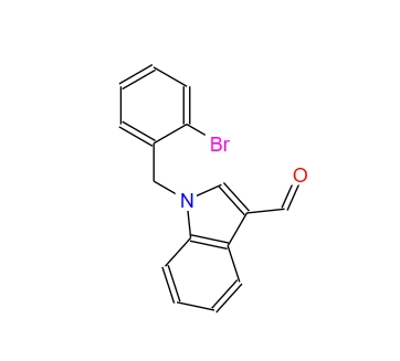 1-(2-bromobenzyl)-1H-indole-3-carboxaldehyde,1-(2-bromobenzyl)-1H-indole-3-carboxaldehyde