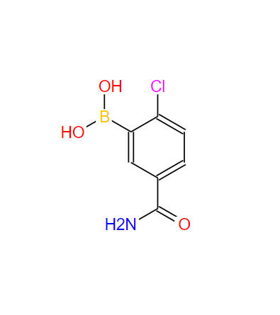 5-氨基甲酰-2-氯苯硼酸,5-Carbamoyl-2-chlorophenylboronic acid