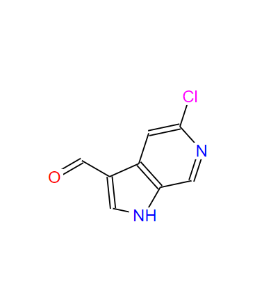 5-氯-1H-吡咯并[2,3-C]吡啶-3-甲醛,5-Chloro-1H-pyrrolo[2,3-c]pyridine-3-carbaldehyde