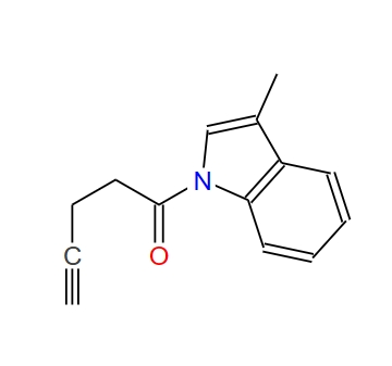 1-(3-Methyl-indol-1-yl)-pent-4-yn-1-one,1-(3-Methyl-indol-1-yl)-pent-4-yn-1-one