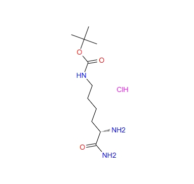 NΕ叔丁氧羰酰基赖氨酸酰氨盐酸盐,NΕ-BOC-L-LYSINE AMIDE HYDROCHLORIDE LYS(BOC)-NH2·HCL
