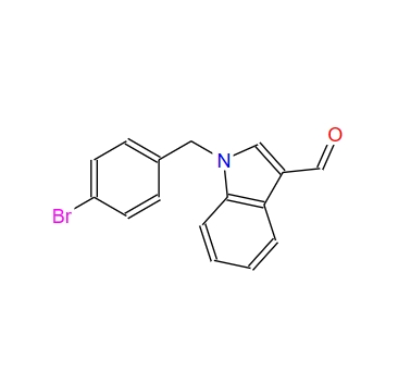 1-(4-Bromobenzyl)-1h-indole-3-carbaldehyde,1-(4-Bromobenzyl)-1h-indole-3-carbaldehyde