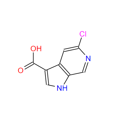 5-氯-1H-吡咯并[2,3-C]吡啶-3-羧酸,5-Chloro-6-azaindole-3-carboxylic acid