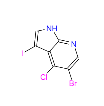 5-溴-4-氯-3-碘-1H-吡咯并[2,3-B]吡啶,5-BroMo-4-chloro-3-iodo-1H-pyrrolo[2,3-b]pyridine