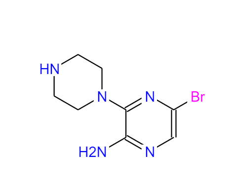 2-氨基-5-溴-3-哌嗪基吡嗪,2-AMINO-5-BROMO-3-PIPERAZIN-1-YLPYRAZINE