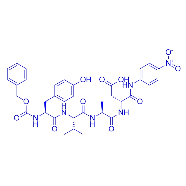 底物多肽Z-YVAD-pNA,Z-Tyr-Val-Ala-Asp-pNA