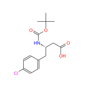 270596-42-4；BOC-(S)-3-氨基-4-(4-氯苯基)-丁酸；BOC-(S)-3-AMINO-4-(4-CHLORO-PHENYL)-BUTYRIC ACID