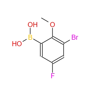 (3-溴-5-氟-2-甲氧基苯基)硼酸 352525-85-0
