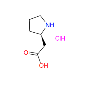 (2R)-2-吡咯烷乙酸盐酸盐,D-BETA-HOMOPROLINE-HCL