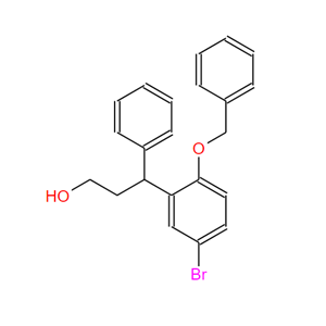 156755-25-8 3-(2-苄氧基-5-溴苯基)-3-苯丙醇