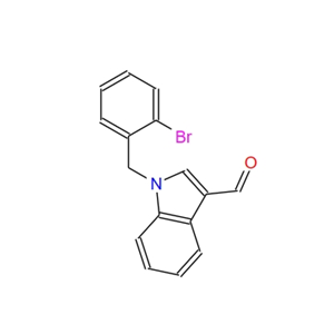 1-(2-bromobenzyl)-1H-indole-3-carboxaldehyde,1-(2-bromobenzyl)-1H-indole-3-carboxaldehyde