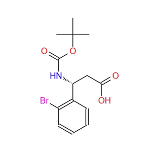 Boc-(R)-3-氨基-3-(2-溴苯基)-丙酸 500789-07-1