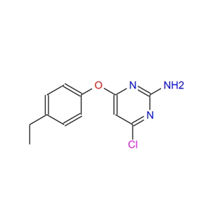 2-amino-4-(p-ethylphenoxy)-6-chloropyrimidine 100763-77-7