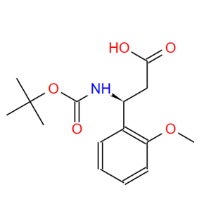 499995-76-5；BOC-(S)-3-氨基-3-(2-甲氧基苯基)-丙酸；BOC-(S)-3-AMINO-3-(2-METHOXY-PHENYL)-PROPIONIC ACID
