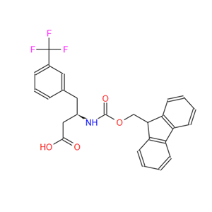 269726-75-2；FMOC-(R)-3-氨基-4-(3-三氟甲苯基)丁酸；Fmoc-(R)-3-amino-4-(3-trifluoromethylphenyl)-butyric acid