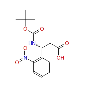 Boc-(R)-3-氨基-3-(2-硝基苯基)-丙酸,Boc-(R)-3-Amino-3-(2-nitrophenyl)-propionic acid