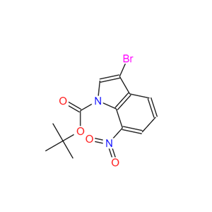 1-BOC-3-溴-7-硝基吲哚,1-Boc-3-bromo-7-nitroindole