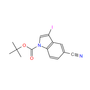 864685-26-7 1-叔丁氧羰基-5-氰基-3-碘吲哚