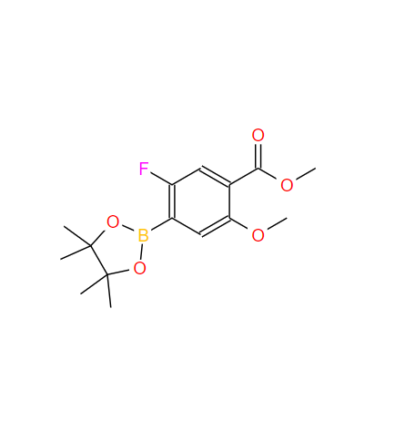5-氟-2-甲氧基-4-(4,4,5,5-四甲基-1,3,2-二噁硼烷-2-基)苯甲酸甲酯,5-fluoro-2-Methoxy-4-(4,4,5,5-tetraMethyl-1,3,2-dioxaborolan-2-yl)benzoic acid
