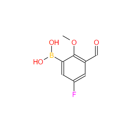 5-氟-3-甲酰基-2-甲氧基苯硼酸,5-Fluoro-3-formyl-2-methoxyphenylboronic acid