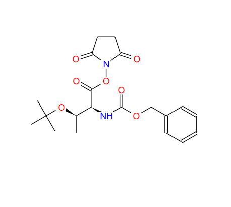 2,5-二氧代吡咯烷-1-基 N-((苄氧基)羰基)-O-(叔丁基)-L-苏糖酸盐,Z-THR(TBU)-OSU