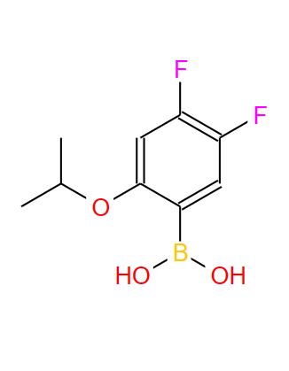 4,5-二氟-2-异丙氧基苯基硼酸,4,5-Difluoro-2-isopropoxyphenylboronic acid