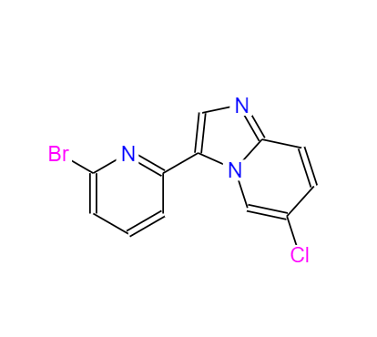3-(6-溴吡啶-2-基)-6-氯咪唑并[1,2-A]吡啶,3-(6-BROMOPYRIDIN-2-YL)-6-CHLOROIMIDAZO[1,2-A]PYRIDINE
