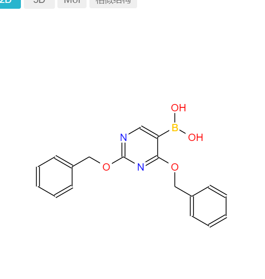 2,4-双苄氧基-5-嘧啶硼酸,2,4-BIS(BENZYLOXY)PYRIMIDINE-5-BORONIC ACID
