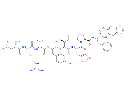 血管緊張素I,H-ASP-ARG-VAL-TYR-ILE-HIS-PRO-PHE-HIS-OH