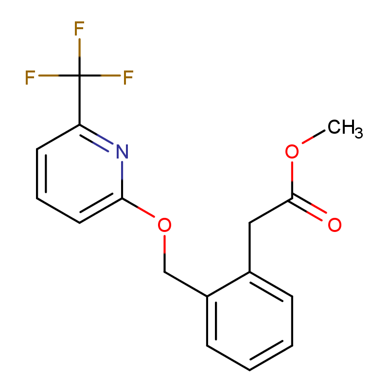 定氧菌酯中间体,Methyl 2-(6-trifluoromethylpyrid-2-yloxymethyl)phenylacetate