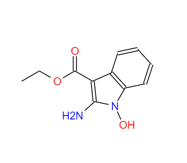 1-羟基-2-氨基吲哚-3-羧酸乙酯,ethyl 2-amino-1-hydroxyindole-3-carboxylate