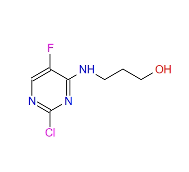 3-(2-chloro-5-fluoro-pyrimidin-4-ylamino)-propan-1-ol,3-(2-chloro-5-fluoro-pyrimidin-4-ylamino)-propan-1-ol