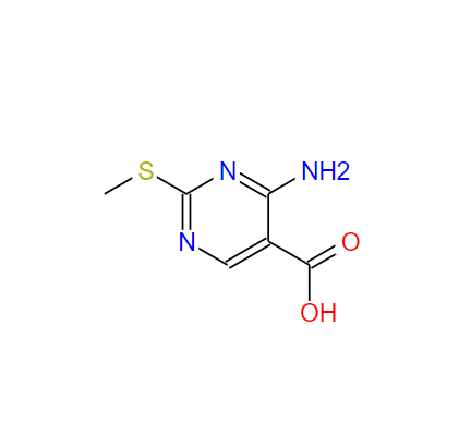2-甲硫基-4-氨基-5-嘧啶甲酸,5-PyriMidinecarboxylic acid, 4-aMino-2-(Methylthio)-