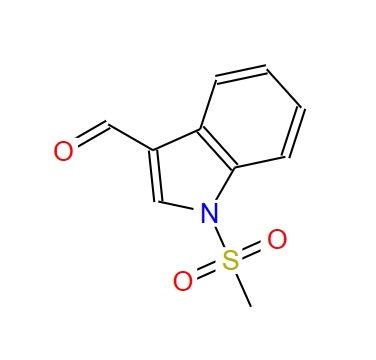 1-Methanesulfonyl-1H-indole-3-carbaldehyde,1-Methanesulfonyl-1H-indole-3-carbaldehyde