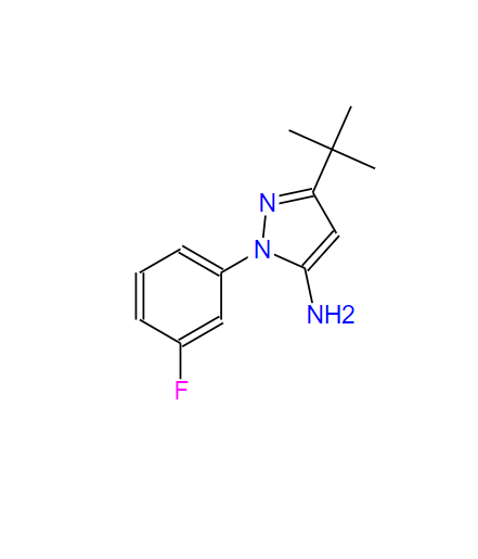 5-叔丁基-2-(3-氟-苯基)-2H-吡唑-3-胺,5-tert-Butyl-2-(3-fluoro-phenyl)-2H-pyrazol-3-ylamine