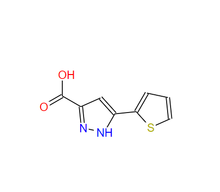 5-(噻吩-2-基)-1H-吡唑-3-羧酸,5-thiophen-2-yl-1H-pyrazole-3-carboxylic acid