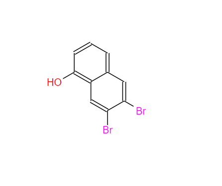 6,7-二溴萘-1-酚,6,7-dibromonaphthalen-1-ol