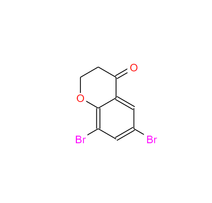 6,8-二溴-2,3-二氫溴屈-4-酮,6,8-dibromo-2,3-dihydrochromen-4-one