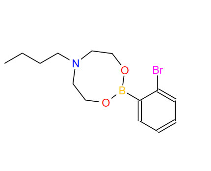 2-溴苯基硼酸-N-丁基二乙醇酯,2-(2-Bromophenyl)-6-butyl-1,3,6,2-dioxazaborocane