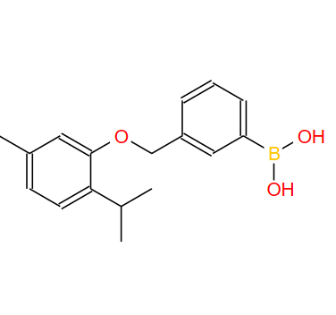 3-[(2-異丙基-5-甲基苯氧基)甲基]苯硼酸,3-[(2'-ISOPROPYL-5'-METHYLPHENOXY)METHYL]PHENYLBORONIC ACID