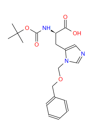 N-叔丁氧羰基-N'-苄氧甲基-L-组氨酸,N-Boc-N'-benzyloxymethyl-L-histidine